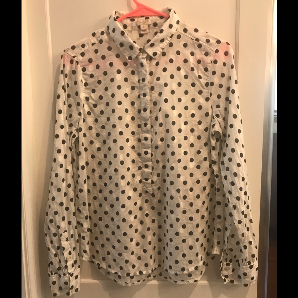 J Crew Button Down Blouse